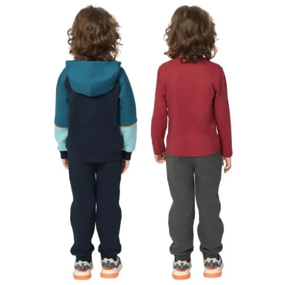 KHQ Kids' 4-piece Playwear Set Boys Hoodie Shirt Sweatpants Sets Sz 4T Dinosaur
